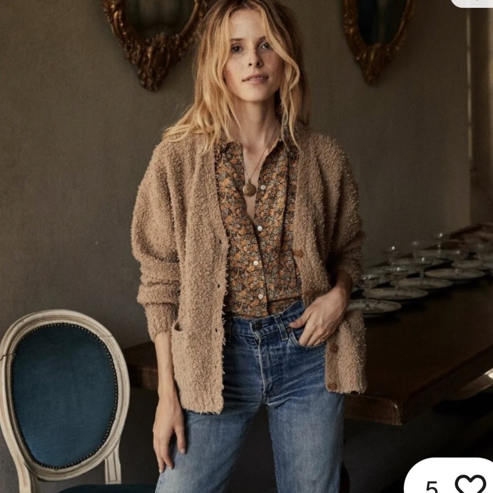 Doen Tan Cardigan Sweater